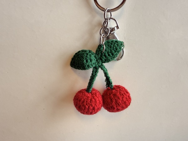 Cherry Woven Charm